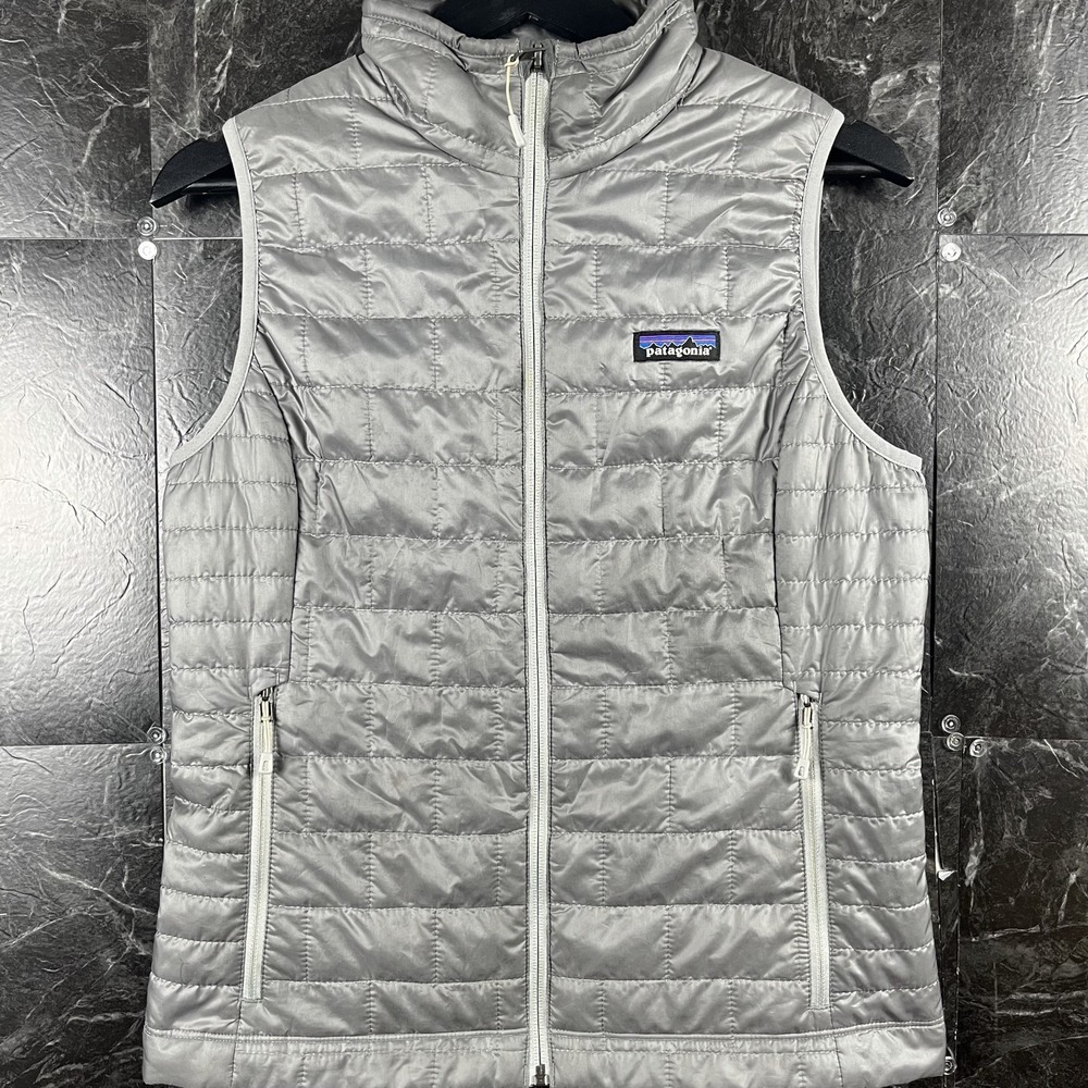 Patagonia Women's Grey Nano Puff Insulated Vest Small
